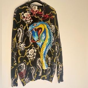 Vintage Ed Hardy Men’s Zip-Up Jacket